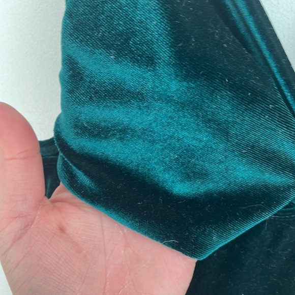 Lulus Women’s XS Emerald Cowl Neck Velvety Dress - Picture 4 of 4